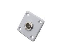 Placa De Enchufe Salida Guitarra Eléctrica Puerto Conexión Sonido Guitarras Cubierta Cuadrada Estabilidad Señales Mejoradas Piezas Repuesto Salida Guitarra