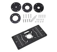 Placa de enrutador de aluminio de durabilidad para precisión y estabilidad en proyecto de carpintería para un acabado preciso y estable de aluminio router de mesa