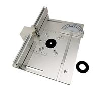 Placa de enrutador de aluminio para carpintería, placa de inserción de mesa, enrutador, herramientas de corte de madera, placa de enrutador para inserción de mesa