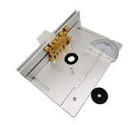 Placa de enrutador de aluminio para carpintería, placa de inserción de mesa, enrutador, herramientas de corte de madera, placa de enrutador para inserción de mesa