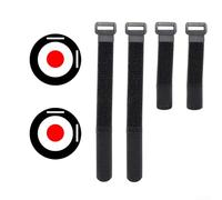 Placa de entrenamiento de fútbol para reconocimiento de patrones y colocación de tiros, discos TPE con correas ajustables para marco de portería o diseños basados en el suelo (18 cm, 2 unidades)