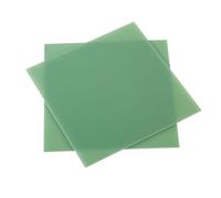 placa de epoxi de fibra de vidrio, Lámina de epoxi de fibra de vidrio G10 verde claro, varios tamaños, paquete de 2(100MM*150MM*0.5MM)