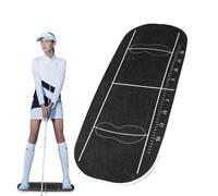 Placa de equilibrio Swing: soporte de cambio de peso del entrenador de golf, herramienta de ayuda de estabilidad de postura de madera | Plataforma de práctica de presión para el desarrollo de habilida