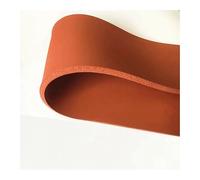 Placa de esponja de espuma de silicona, tablero de lámina, manta aislante térmica, tira cuadrada, 500 x 500 mm, rojo, for accesorios de puertas y ventanas(3mm)