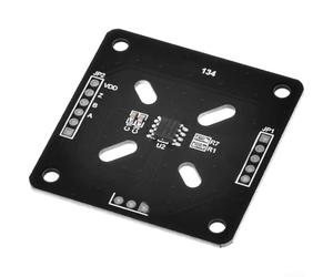 Placa de evaluación de prueba de codificador magnético MT6701CT MT6816CT para motor paso a paso 42, salida IIC SSI ABZ, módulo de sensor de posición de resolución 256 negro