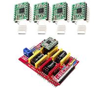 Placa de expansión CNC Shield V3 con 4 unidades A4988 Driver GRBL para Arduino