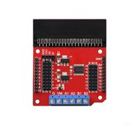 Placa de expansión de accionamiento de motor para Tinybit, controlador de motor CC 6-12 V 1.2 A, herramienta educativa de programación robótica, color rojo