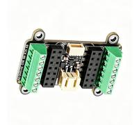 Placa de expansión de desarrollo de prototipos compatible con QT Py y Seeed XIAO, PCB compacta con acceso a terminales de tornillo, zócalos de cabecera y orificios de montaje para cableado limpio de