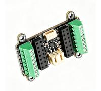 Placa de expansión de desarrollo de prototipos compatible con QT Py y Seeed XIAO, PCB compacto con acceso a terminales de tornillo, enchufes de cabecera y agujeros de montaje para cableado limpio