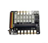 Placa de expansión Microbit V2, adaptador de bits IO para software de programación múltiple, puertos de salida de entrada mejorados, herramienta educativa para proyectos de aprendizaje STEM