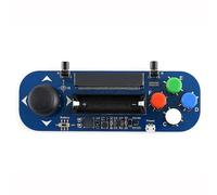 Placa de expansión para mando de juegos compatible con Micro:bit, batería recargable, zumbador y 4 botones de colores.
