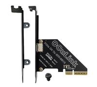 Placa de expansión Pcie, Extensor Pcie 4.0, expansión U.2 Ssd, Tarjeta de expansión Externa, Placa extensora Externa Pcie con compatibilidad con Versiones anteriores para Desarrollo de computadoras