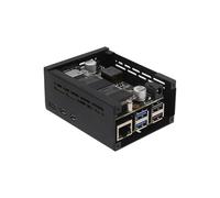 Placa de Expansión X1002 para Pi 5 NVMe y POE PCIE A M.2 NVME SSD Adaptadora con Estuche RPI