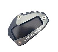 Placa de extensión compatible con Ducati DESERT X 2022 2023 Soporte lateral izquierdo para motocicleta (gris)