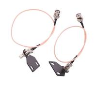 Placa de extensión de antenas de receptor de micrófono con placa de conexión de antenas de cable para micrófono de escenario, pastilla de ejecución de etapa