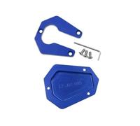 Placa de extensión para pata cabra motocicleta para Benelli TRK502X 752S BN600 BJ600 502C soporte para almohadilla ampliación lateral Expansor de soporte para moto(Azul)