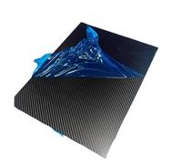 Placa de fibra carbono 3K 245 x 395 mm, alta resistencia, con espesores 0,5, 1, 2, 3, 4 y para piezas de modelos DIY(6.0mm Plain Glossy)