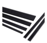 Placa De Fibra De Carbono 20 piezas hojas ligeras de fibra de carbono 0,5x3 0,6x5 1x3 1x4 1x5 1x6 Mm for cuadricóptero multicóptero RC accesorios DIY 0,5 m(500x0.5x3mm 20pcs)