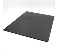 Placa de fibra de carbono, hoja de placa de fibra de carbono 3K de 500x600 mm, panel de tablero de carbono de alta resistencia mate de tejido liso 1 pieza(1.5mm)
