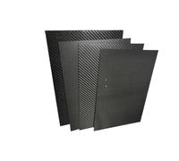 Placa de Fibra de Carbono Placa de fibra carbono 245x395mm, espesor del Panel tablero, 0,5mm, 1,0mm, 2mm, 2, 3, 4mm(0.8mm twill glossy)