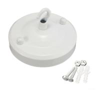 Placa de gancho de techo para pasillo, bar, restaurante, iluminación | Capacidad de carga máxima de 10 kg, construcción de hierro resistente, colgante seguro para lámparas de araña pesadas