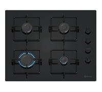 Placa de gas Balay 3ETG464SB cristal templado 59 cm 4 fuegos negra integrada