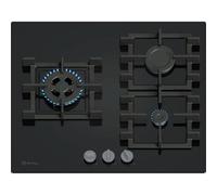 Placa de gas Balay 3ETG563QB integrada 59 cm vidrio templado negra