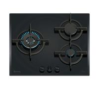 Placa Balay 3ETG663RN Gas 3 Zonas Cristal Templado Negro 60 cm