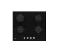Placa de gas Beko HILG 64220 S Negra Integrada 4 zonas Vidrio