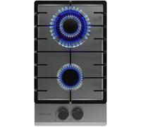 Placa de gas Bolero Squad G 2200F de 2 zonas y 5250 W (acero inoxidable) - CECOTEC
