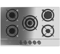 Placa de gas Bolero Squad G 5200S de 5 zonas y 11000 W (acero inoxidable) - CECOTEC