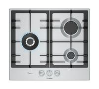 Bosch Serie 6 PCC6A5I90 hobs Acero inoxidable Integrado 60 cm Encimera de gas 3 zona(s)