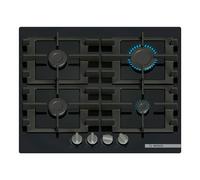 Bosch Serie 4 PNP6B6K40 hobs Negro Integrado 59 cm Encimera de gas 4 zona(s)