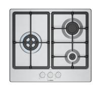 Placa de Gas Bosch Serie 4 3 Zonas 7300W Gris - PGC6B5K90