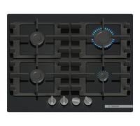 Bosch Serie 4 PNP6B6K40 hobs Negro Integrado 59 cm Encimera de gas 4 zona(s)