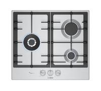 Bosch Serie 6 PCC6A5I90 hobs Acero inoxidable Integrado 60 cm Encimera de gas 3 zona(s)