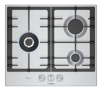 Placa de gas Bosch Serie 6 PCC6A5I90 3 zonas Acero Inoxidable FlameSelect