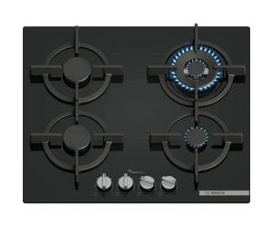 Placa de gas Bosch Serie 6 PPH6A6I10 4 zonas 60 cm Negro