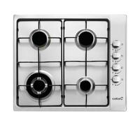 Placa de gas Cata GI 6031 X - 4 zonas, inox, 58 cm