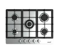 Placa de gas Cata LGI 7041 X / A - acero inoxidable, 5 quemadores, 68 cm