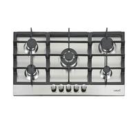 Placa de gas Cata LGI 9041 X - 5 zonas, Inox, 85 cm