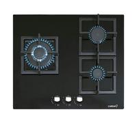 Placa de gas Cata SCI 6021 BK 60 cm Negro 3 Zonas Integrada