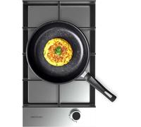 Placa de gas Cecotec Bolero Squad G 1400F Inox 1 fuego acero inoxidable WOK