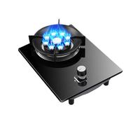 Placa De Gas De 1 Quemador, Cocina For Autocaravana, Quemador Wok De 9 Cavidades Con Anillo De Fuego, Con Protección Contra Llamas, Kit De Suministro De Gas GN/GLP(LPG)