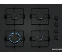 Placa de gas de 4 quemadores Serie 2 POP6B6K30 (negra) - BOSCH