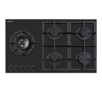Placa de Gas Encastable Daewoo BH9GKF51BNH 90 cm Cristal Negro 5 Quemadores