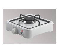 Placa de gas FM Calefacción HG-100 blanca 1 zona encimera sin marco