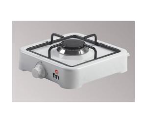 Placa de gas FM Calefacción HG-100 blanca 1 zona encimera sin marco