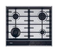 Placa de Gas Haier Serie I-Move 4 4 Zonas 9650W Plateada - HAHG6BF4TX