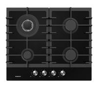 Placa de Gas Infiniton GG-429 4 Fuegos 60cm Cristal Negro
